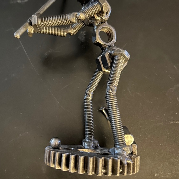 Nuts & Bolts GOLFER Metal Artwork FIGURINE -GOLFER GIFT - Picture 16 of 16